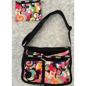 LeSport Sac Purse -Bag and Cosmetic Bag Set